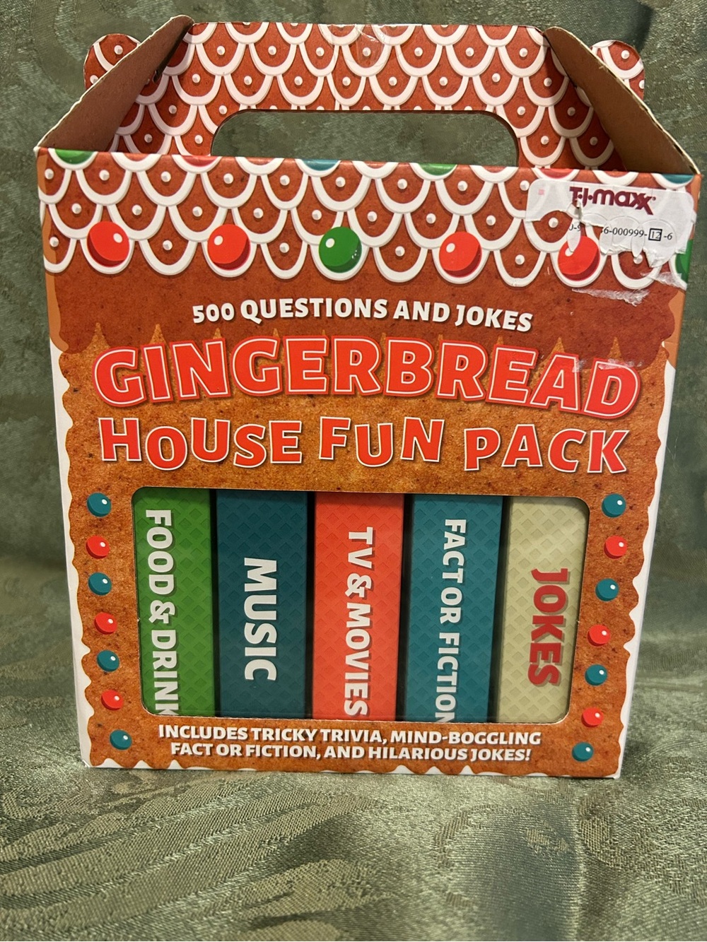Gingerbread House Fun Pack Trivia Party Game - New in Box